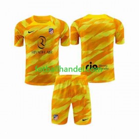 Barn Fotballdrakter Keeper Atlético Madrid 2023-24 Kortermet oransje